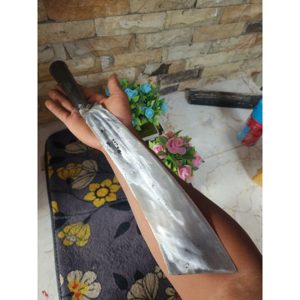 pisau Parang Tebas Baja Per Pilihan 30cm Gagang Las Kuat Alat Pertanian dan Kebun