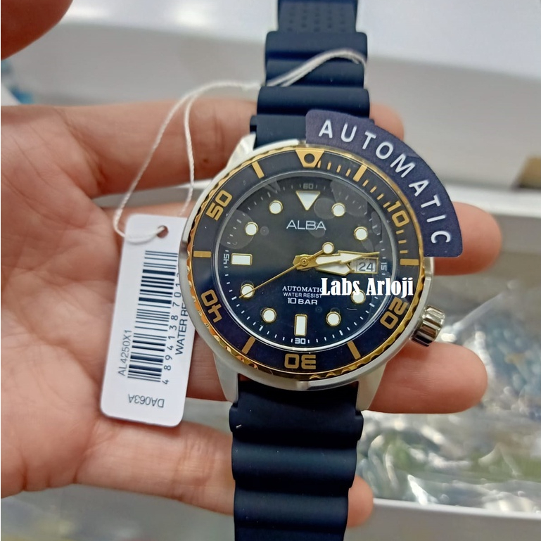 Jam Tangan Alba Men Automatic AL4250 AL4250X1 Original