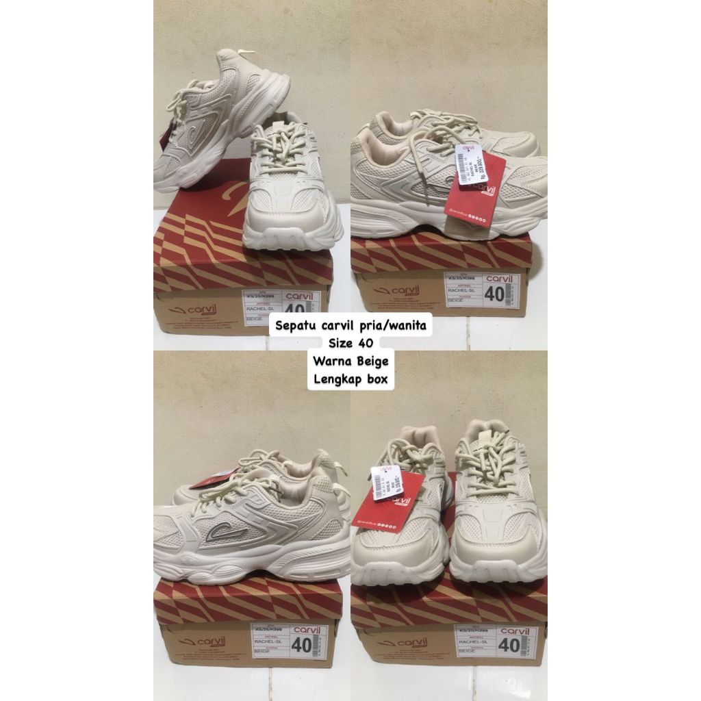 Sepatu carvil pria/wanita