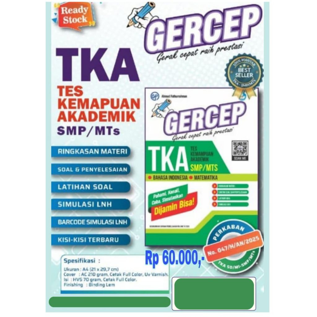 Buku TKA SMP/MTs Kelas 9