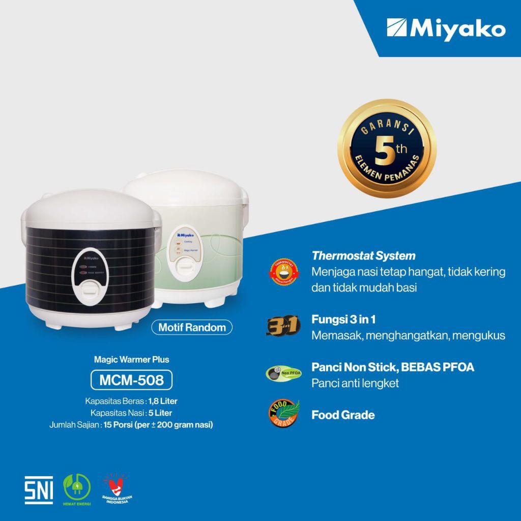 MAGIC COM MIYAKO MCM508