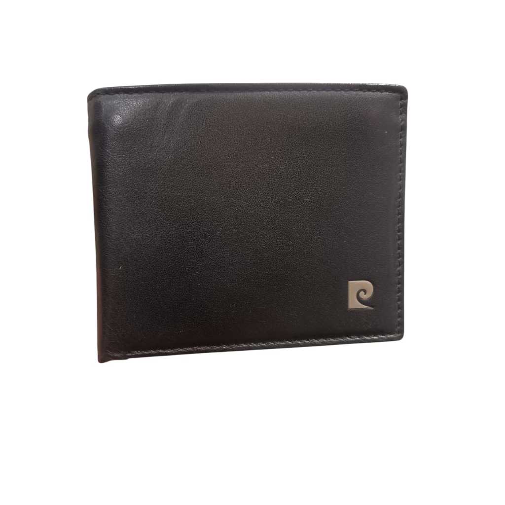 Pierre Cardin Dompet Lipat Pria Kulit Leather Dompet Pendek Men Short Wallet 0111427703BLA