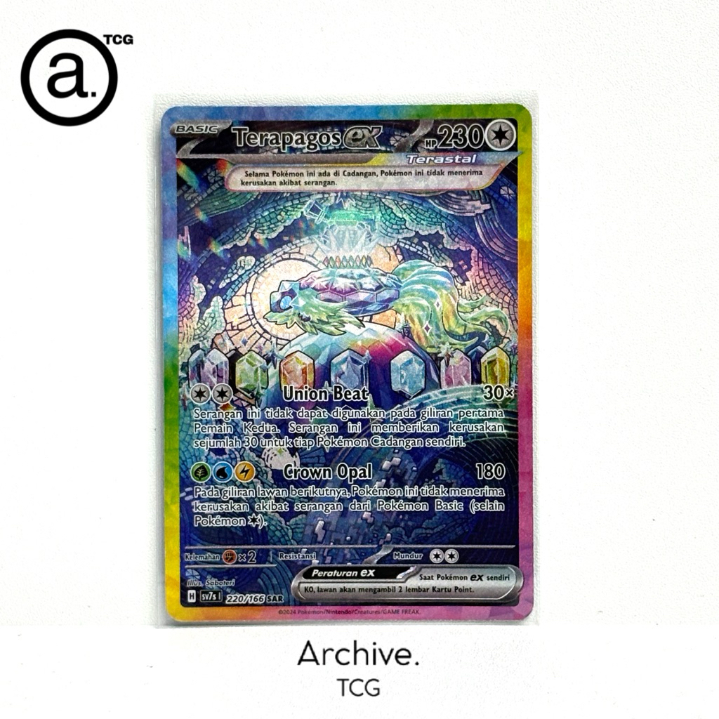 Terapagos SAR (220/166) Pokemon Indonesia ~ Bimbingan Rasi SV7S