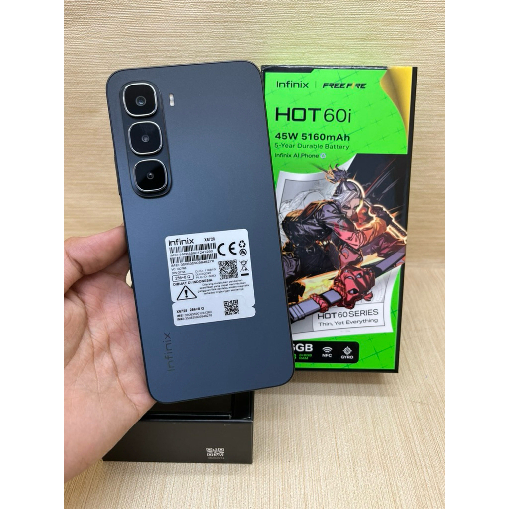 HP INFINIX HOT 60I 8/256 ORI SECOND BERGARANSI