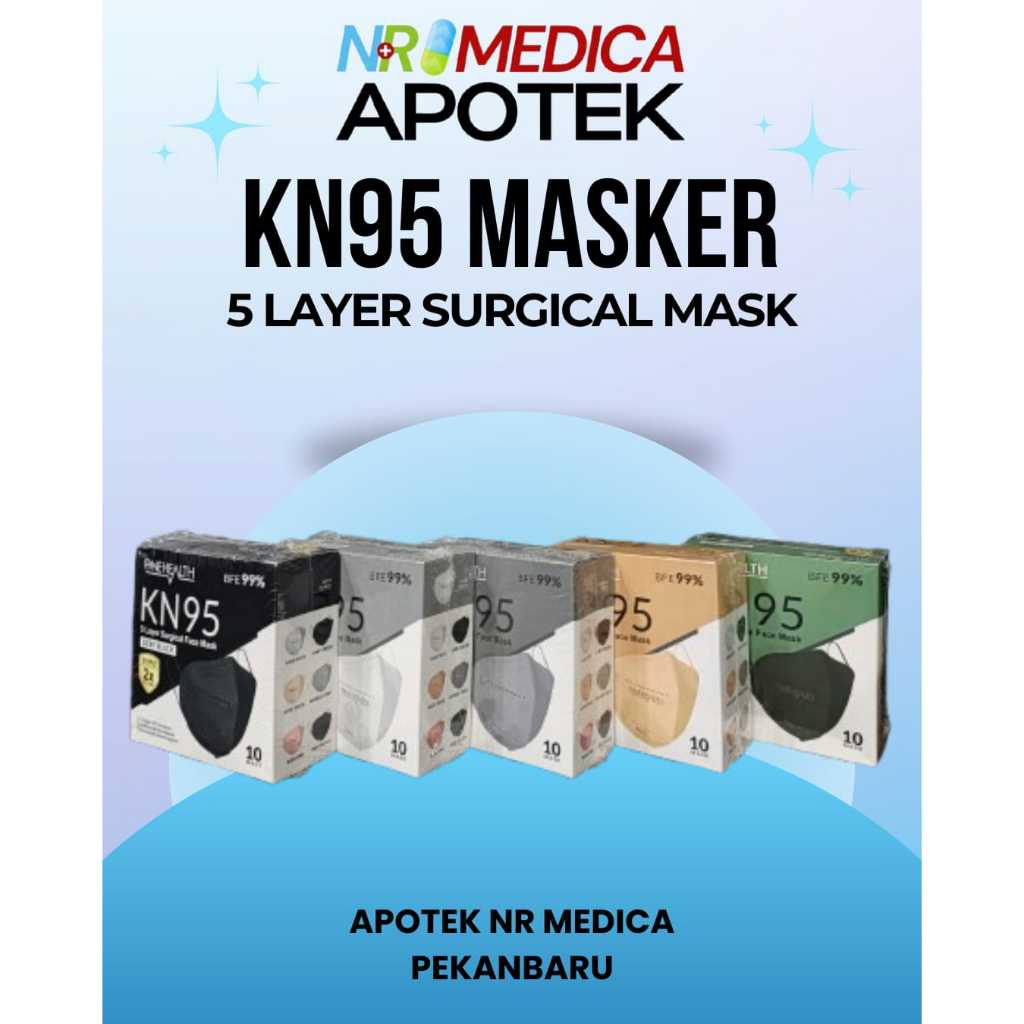OneHealth Masker KN95 / 5 Layer / Earloop Disposable Facemask