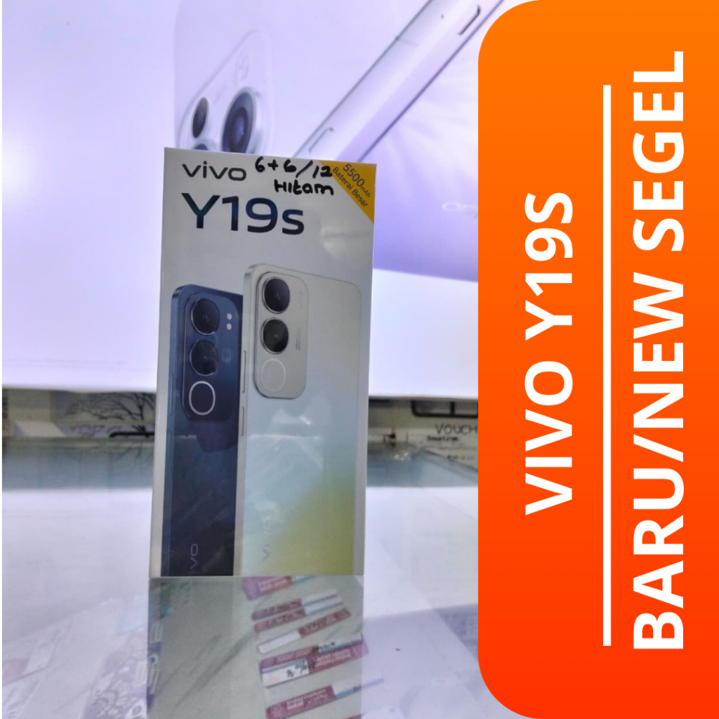 HP BARU VIVO Y19S (6/128) /VIVO Y19S HP BARU /NEW SEGEL /NO REPACK.