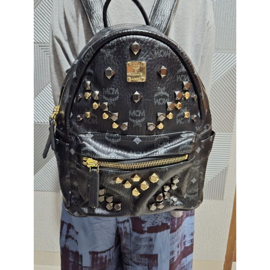 Tas ransel  kulit Mcm