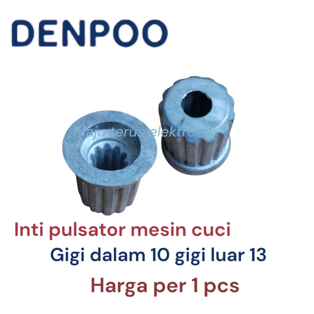 Gear inti pulsator mesin cuci Denpoo gigi dalam 10 gigi luar 13