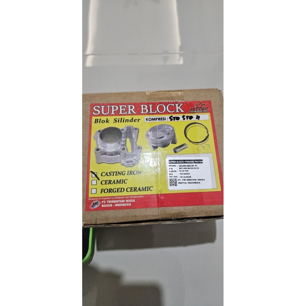 blok piston brt crf, verza, new megapro