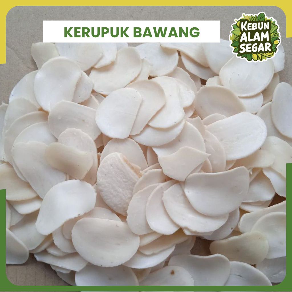 KRUPUK BAWANG PUTIH MENTAH 1 Kg