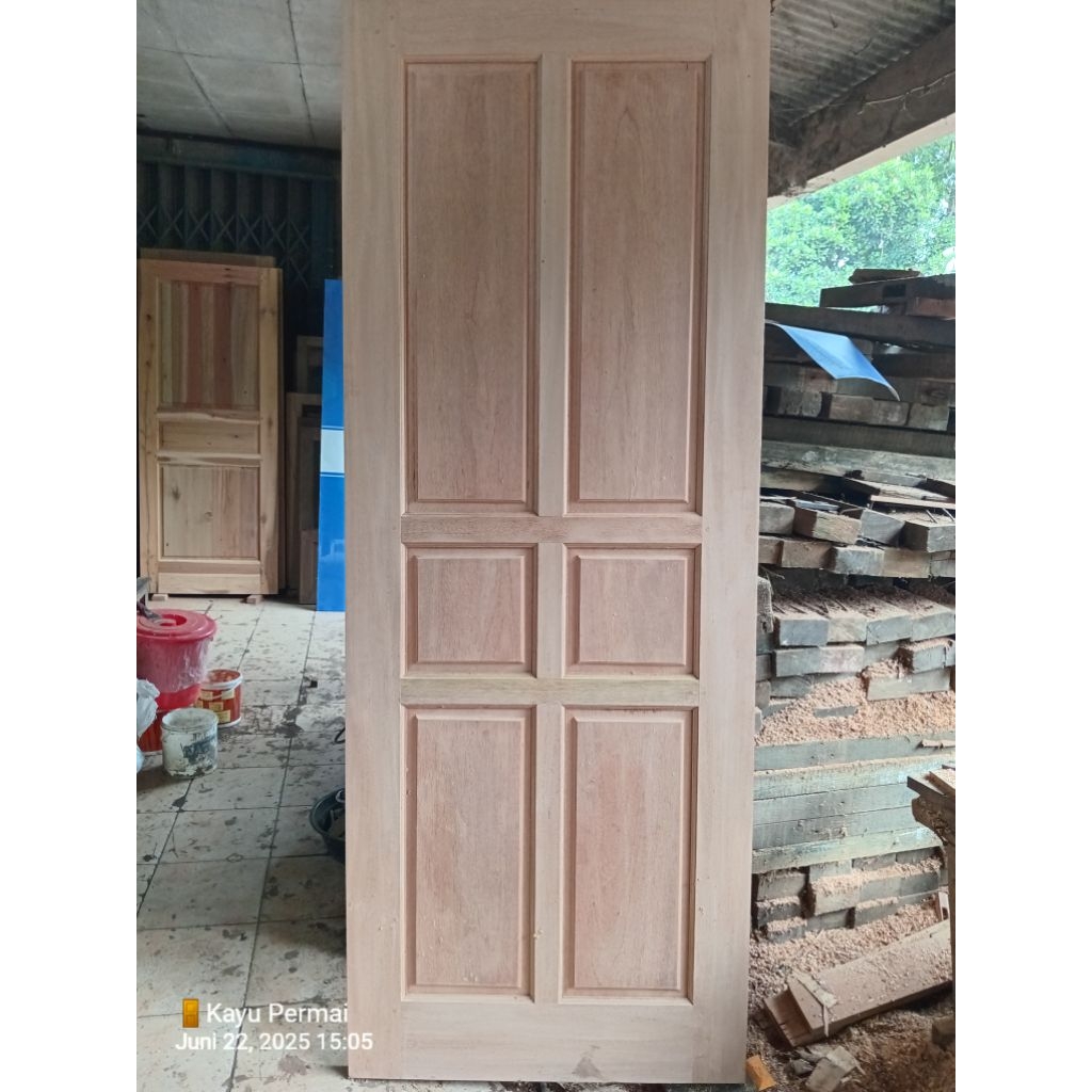 Daun Pintu Kayu Kamper Samarinda Oven | Pintu, Jendela, Kusen Murah kayu kamper, meranti, mahoni