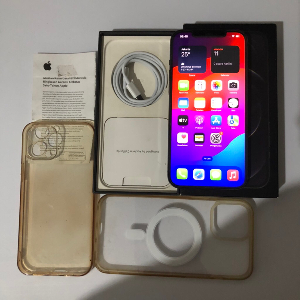 iphone 12 pro max 256gb second resmi ibox