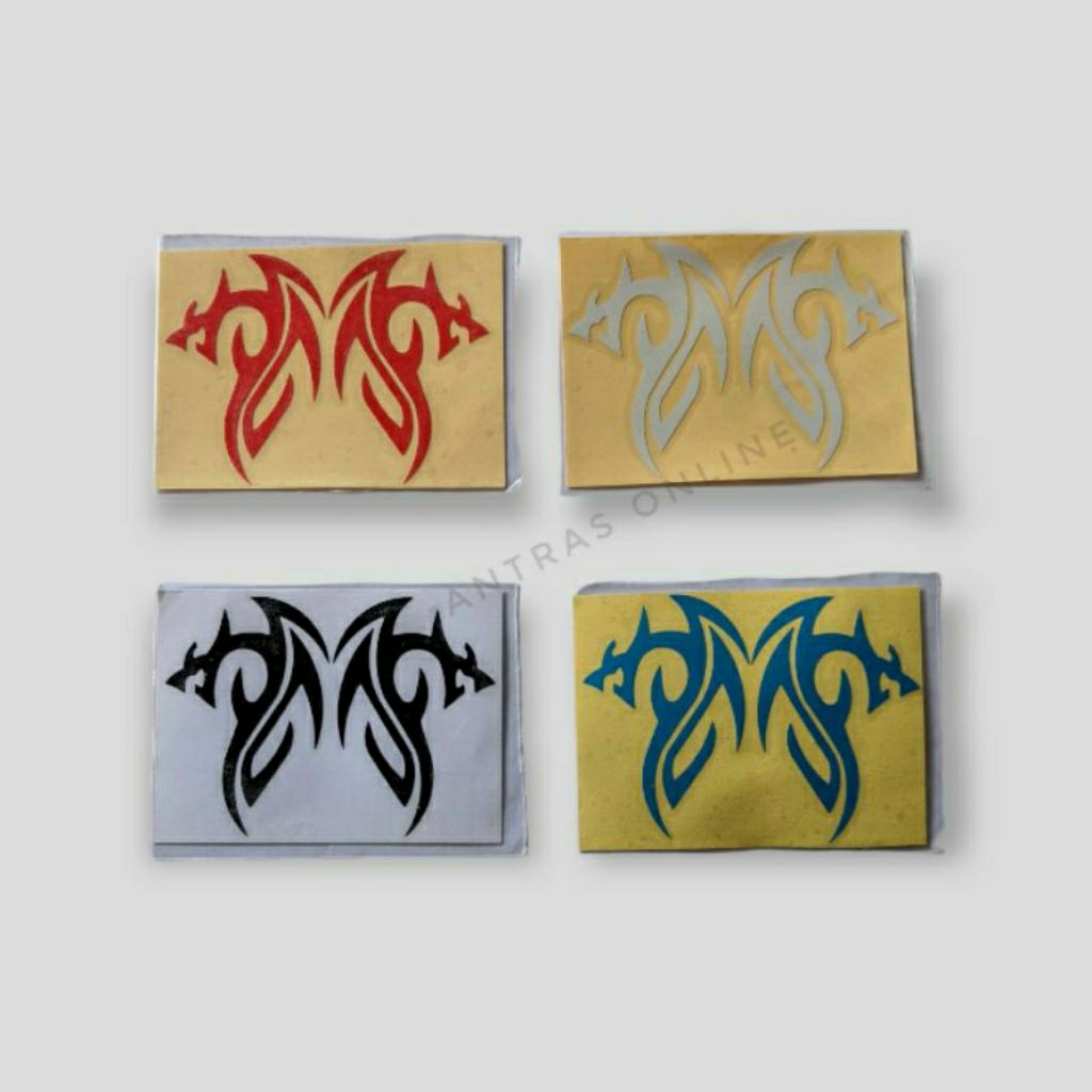 Stiker Tribal naga - Cutting stiker variasi motor helm laptop