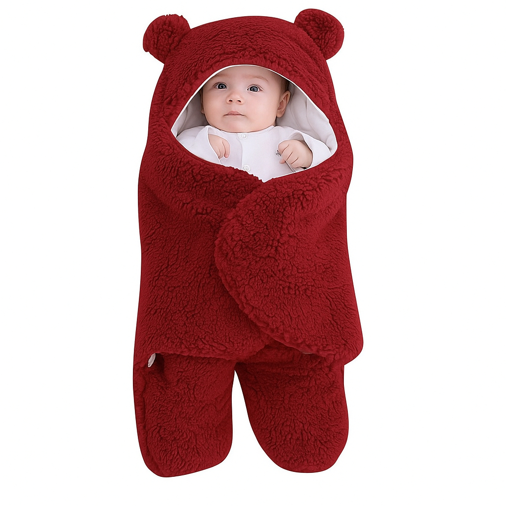 Selimut Bayi Karakter Lembut dan Tebal dengan Bahan Bulu Korea