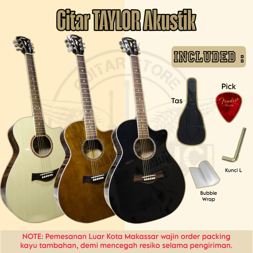 Taylor Akustik dan Elektrik | Gitar Taylor Akustik | Gitar Akustik Elektrik | Guitar Store Dewaruci