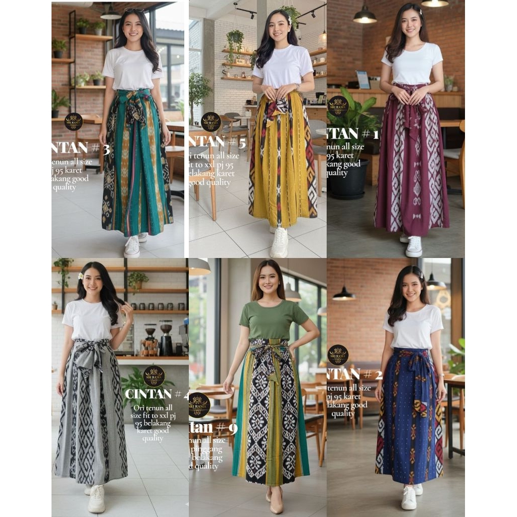 Bawahan Wanita Rok Ori Tenun Troso Jepara