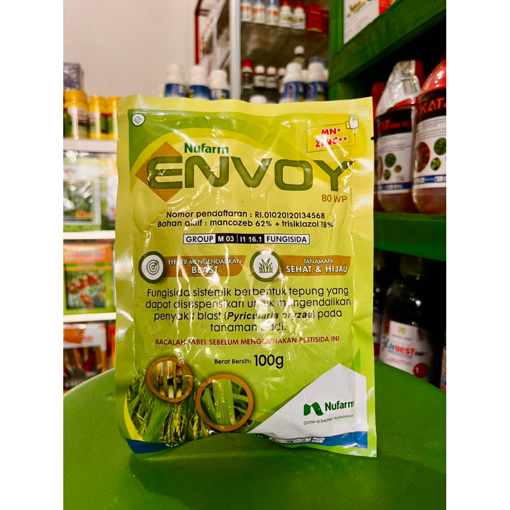 Fungisida dan Baketrisida Envoy 80WP Kemasan 100gr. Bakerisida Envoy