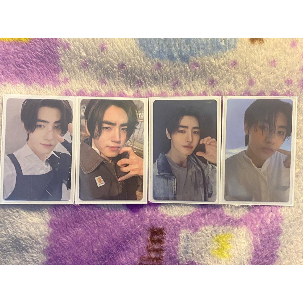 photocard official sunghoon tuspout, enzone, heeseung italia
