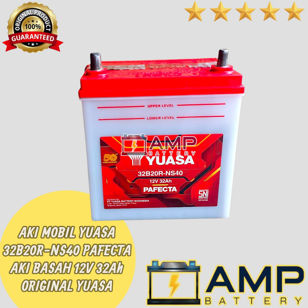 Aki Mobil Avanza Xenia old Terios Rush YUASA NS40 Aki Basah ORIGINAL