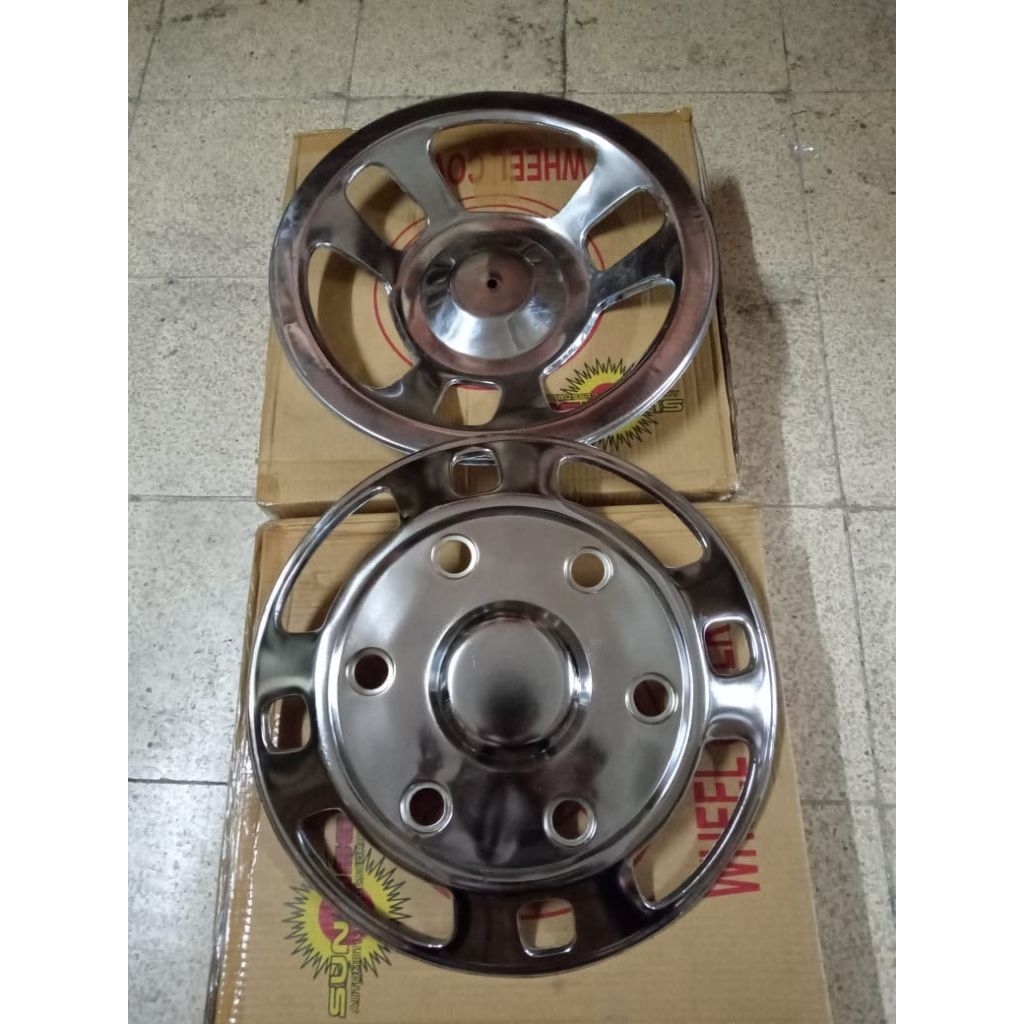 Weldop/Dop Roda Truk/Bus Medium Ring 16 Lobang 6 Dpn+Blkng (4pcs)
