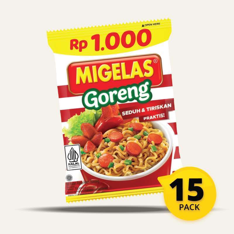 MIEGELAS GORENG RENCENG isi 15 SACHET @35GRAM MIE GELAS GORENG MIE SEDUH PROTEVIT