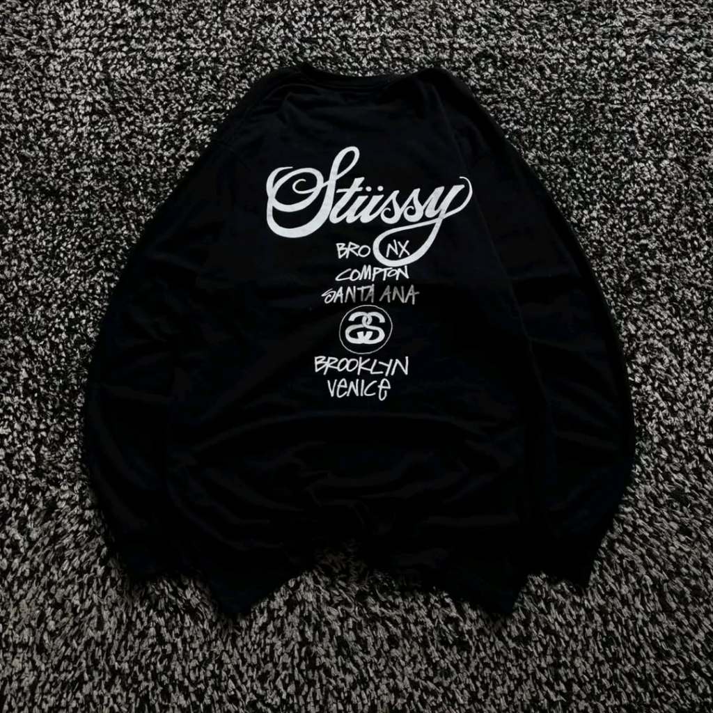 ( READY STOK ) CREWNECK STUSSY JAKET S-XXXL STUSSY UNISEX FULL TAG