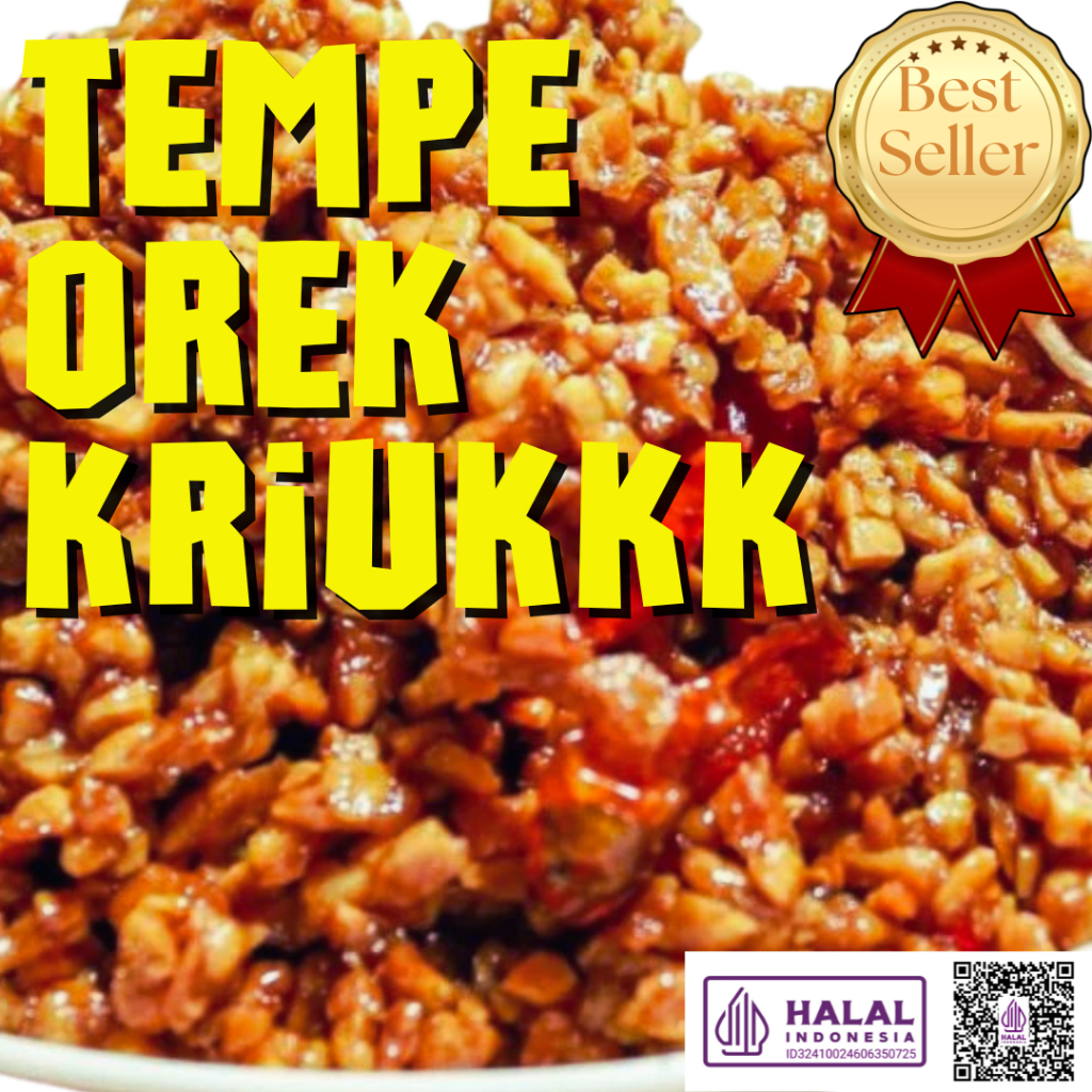 200gr Tempe Orek/ Kering Tempe/ Tempe Kering/KERING TEMPE PEDAS MANIS/TEMPE OREK TERI KACANG/OREK TE