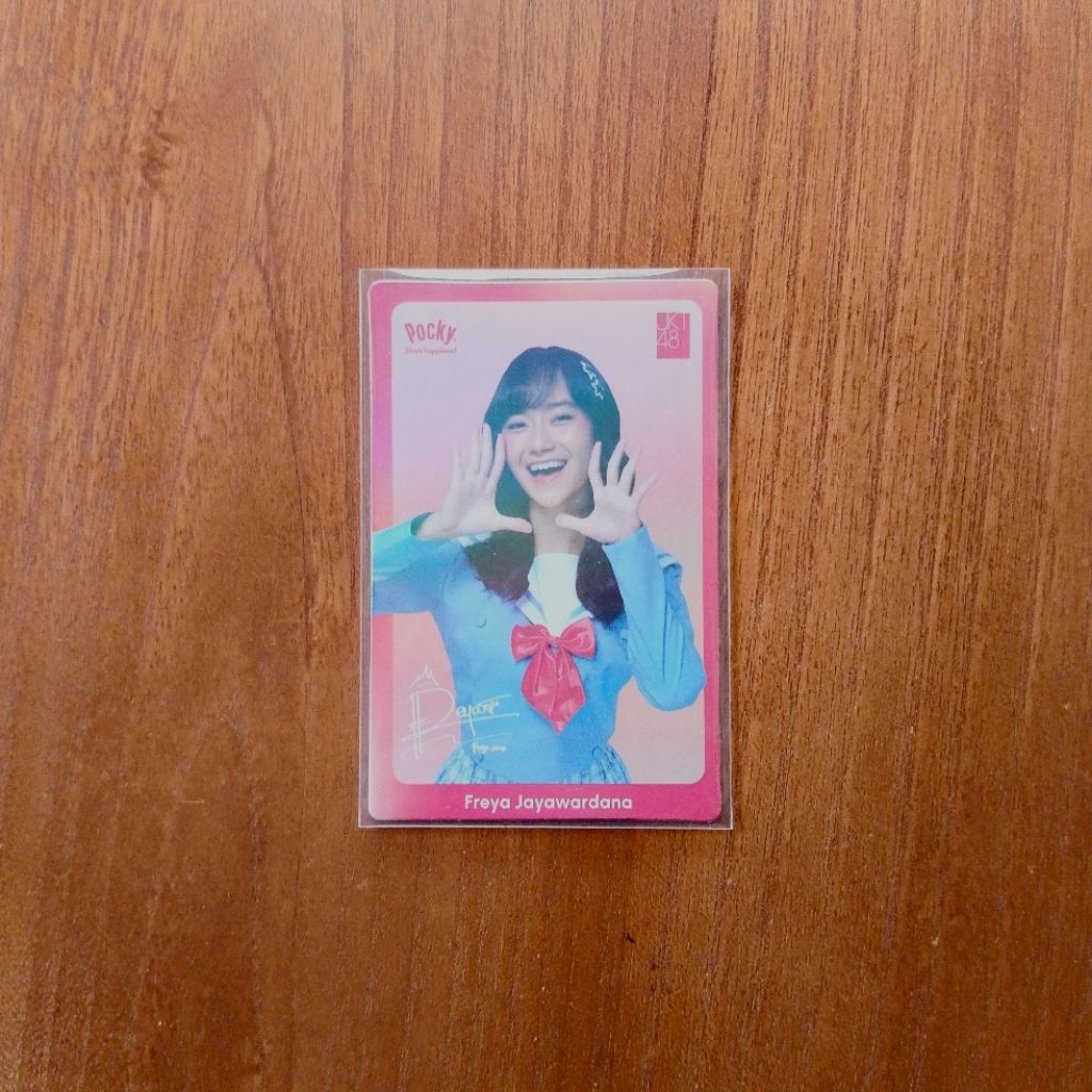 Photocard Freya JKT48 - Pocky X JKT48