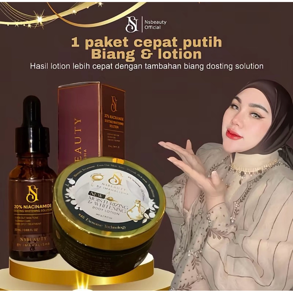 PAKETAN BODYLOTION NS BEAUTY+ BIANG DOSTING NS beauty