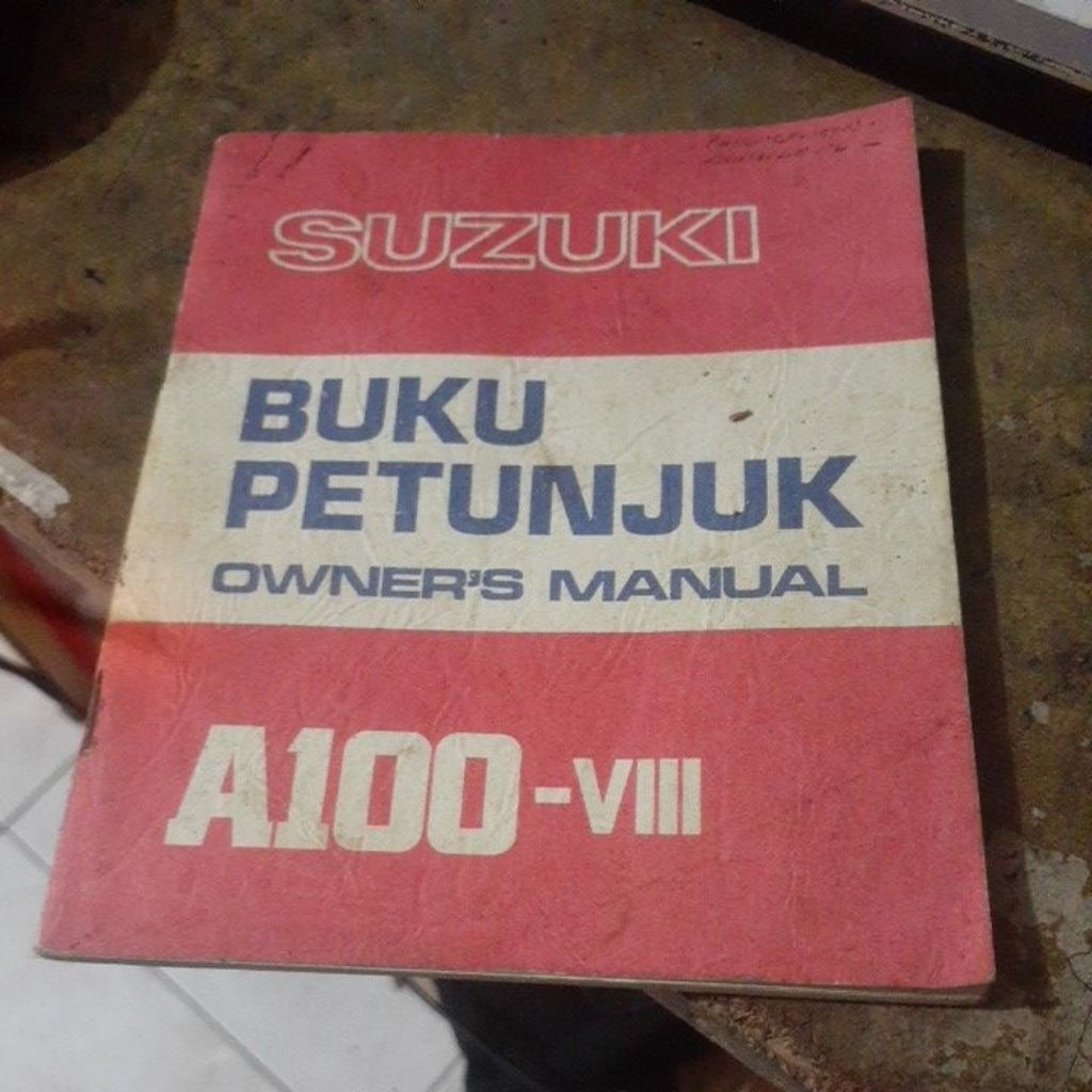 Suzuki A100 A8 Buku Pelengkap Koleksi