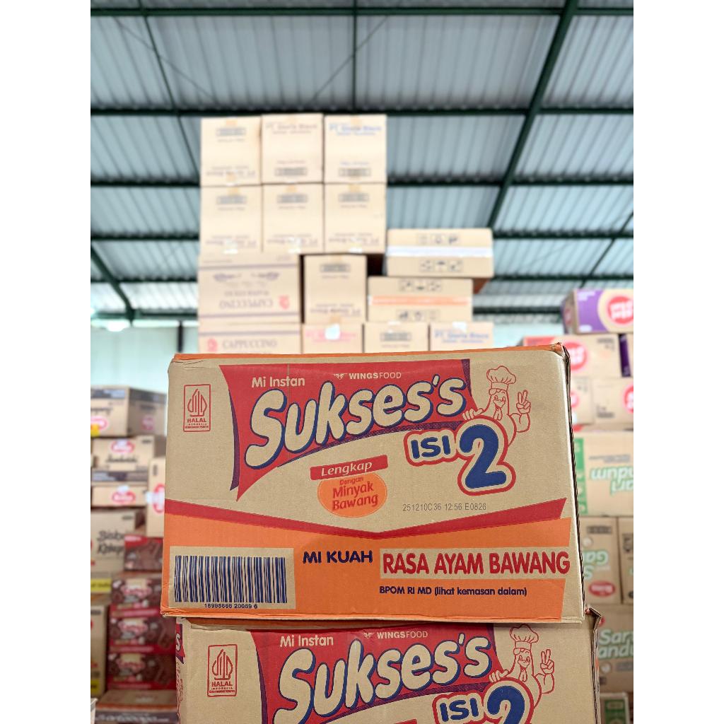 Mie Instan Sukses Ayam bawang Isi 2 (1 DUS ISI 24 PCS)
