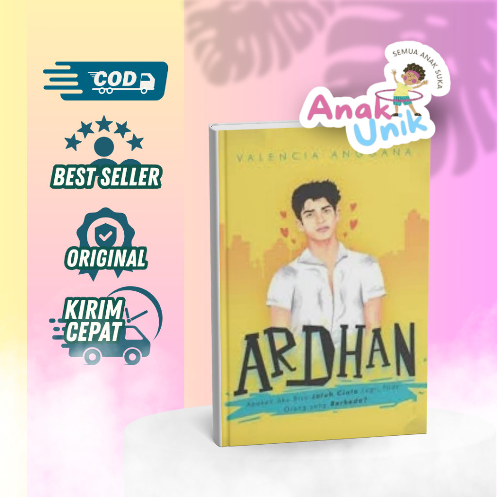 Buku Novel Ardhan - Valencia Anggana Original