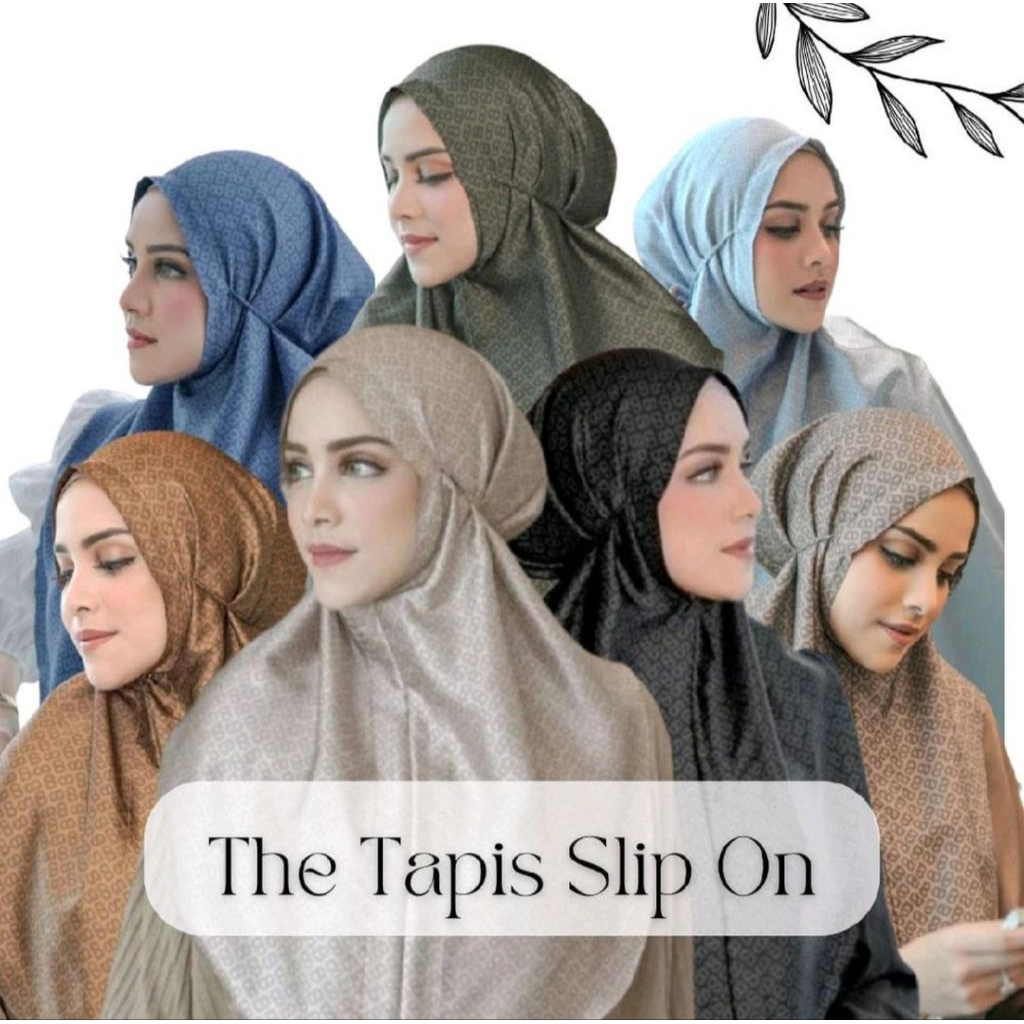 Jilbab Buttonscarves Instan Bergo The Tapis Slip On