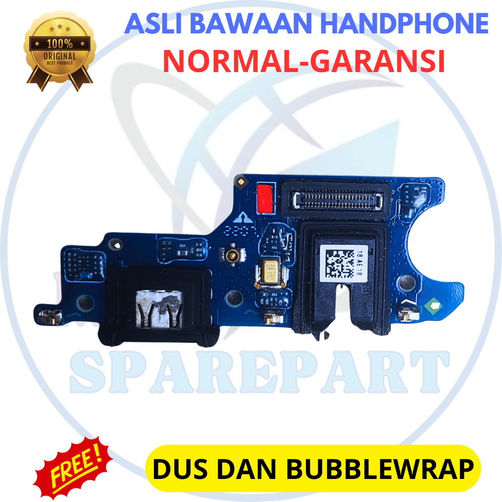 Board papan konektor cas hp Realme c31 - asli original copotan cabutan bawaan