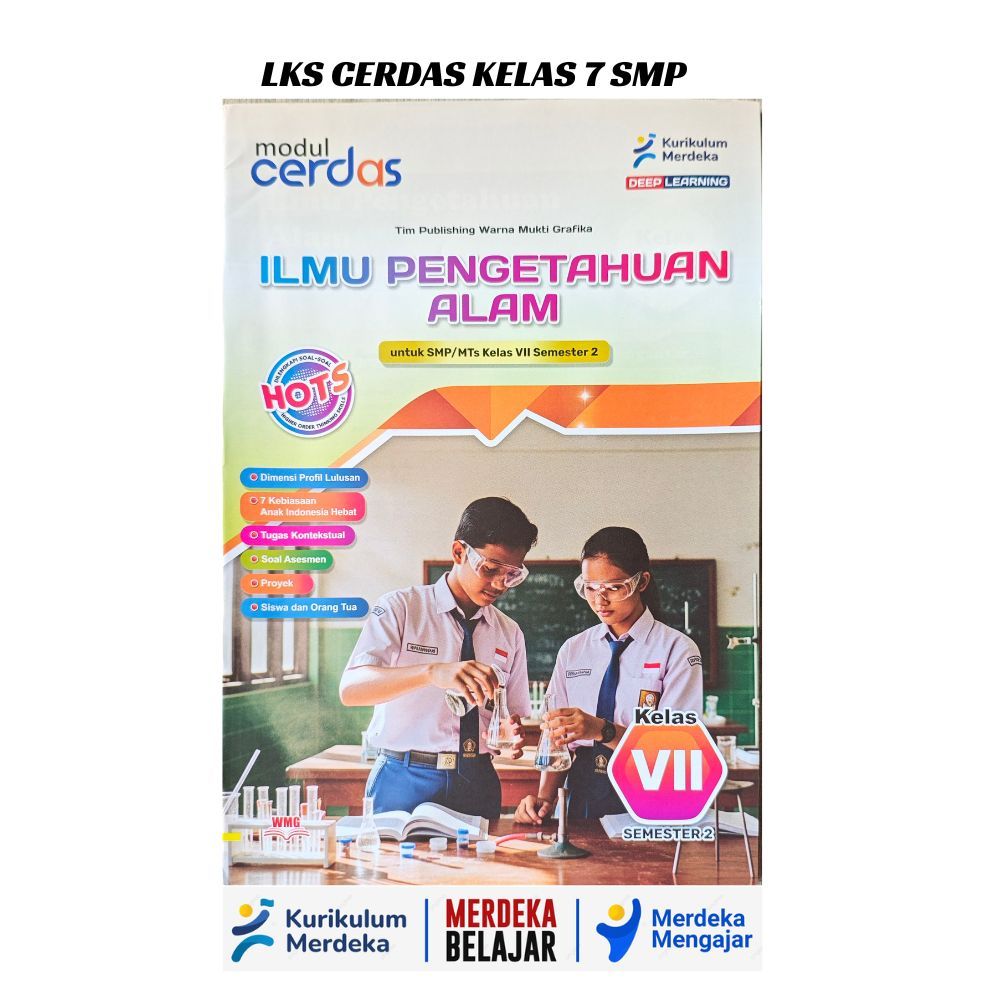 Lks Cerdas IPA Kelas 7 SMP Semester 2 Kurmer  Terbaru Murah