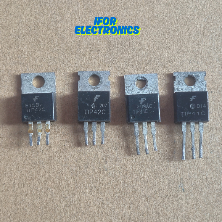 TIP 41 TIP 42 CABUTAN TRANSISTOR TIP41 TIP42 ORIGINAL FAIRCHILD BIJIAN UPS