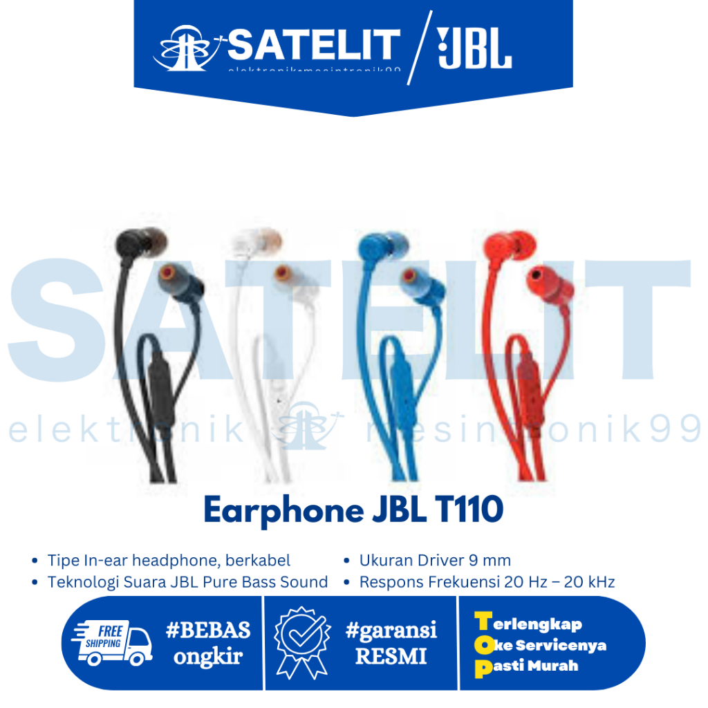 Earphone JBL T110