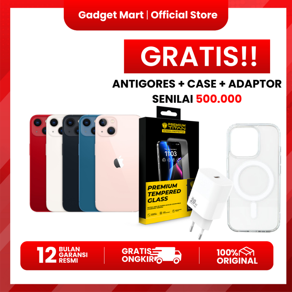 Apple iPhone 13 - NEW - Garansi Resmi