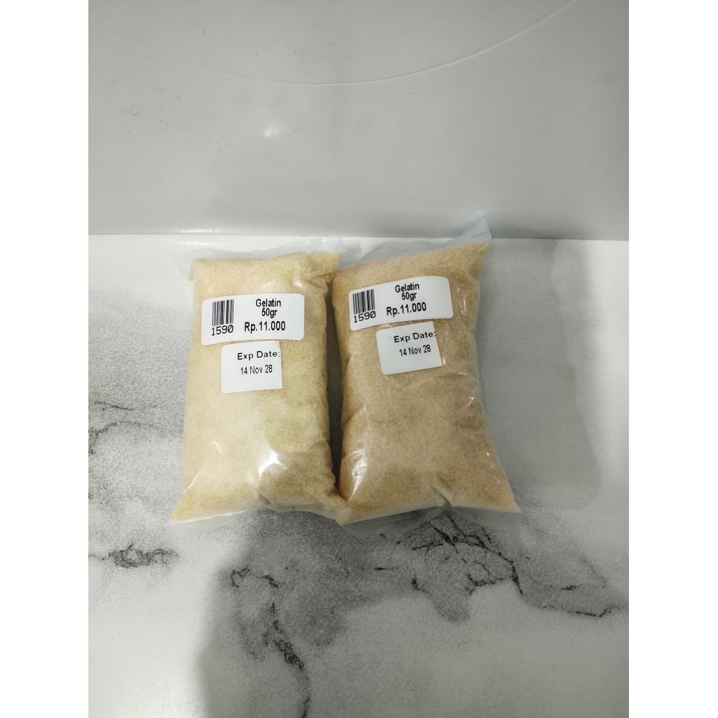 GELATIN SAPI HALAL FOOD 50gr/ GELATIN SAPI HALAL 50gr