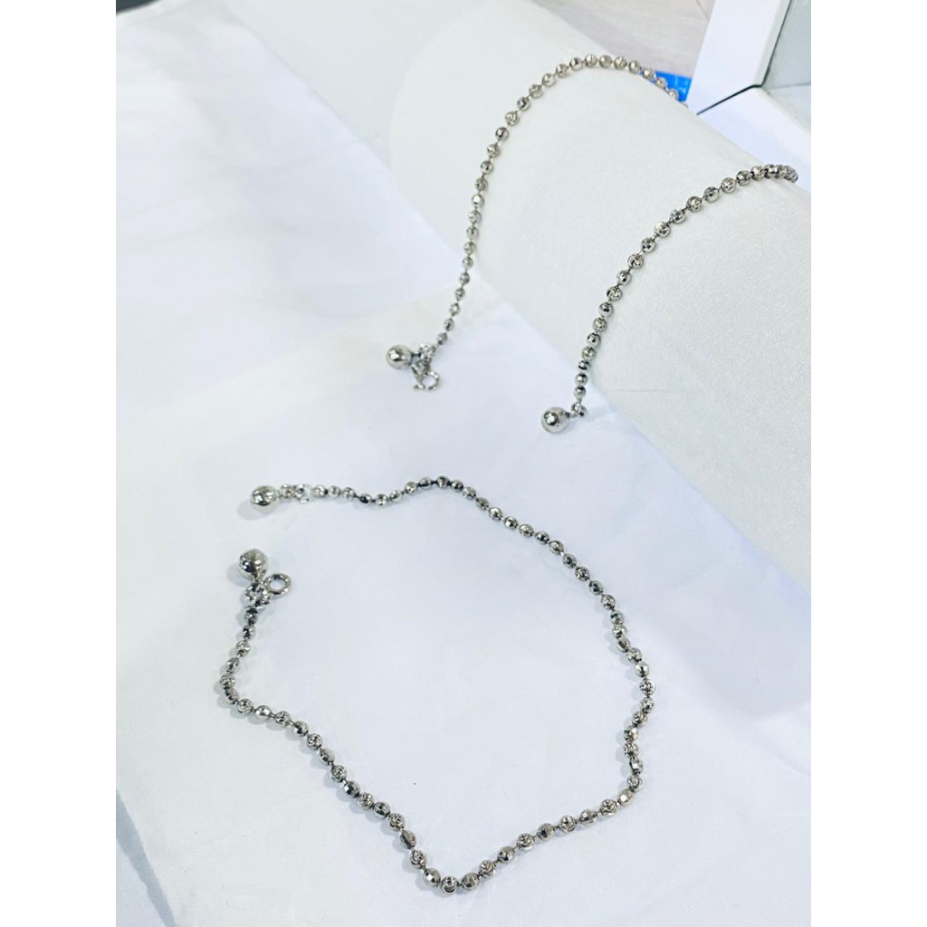 Gelang Kaki Perak 925 Biji Lada