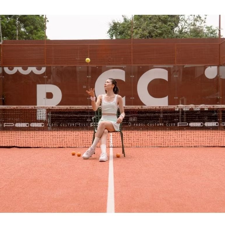 Maison Ace - Mint Paris Set - Stelan Rok Wanita Padel