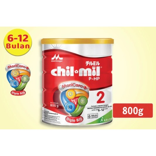 Morinaga Chil Mil P-HP Tahap 2 (6-12 bulan) 800gr
