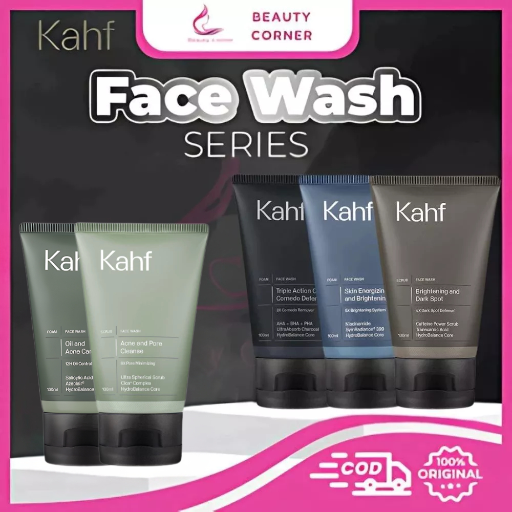 Kahf Face Wash Series - Pembersih Wajah Pria