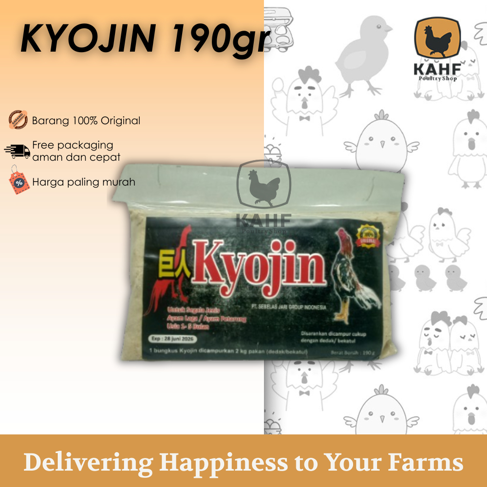 Kyojin 190 gram Pakan Ayam Raksasa Aduan Bangkok Hobi Laga [KAHF PS]