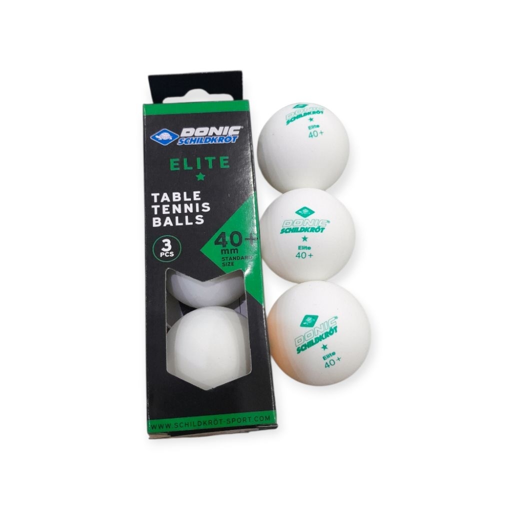 Bola pingpong Donic Schildkrot Elite isi 3 warna putih/ Bola pingpong Donic original