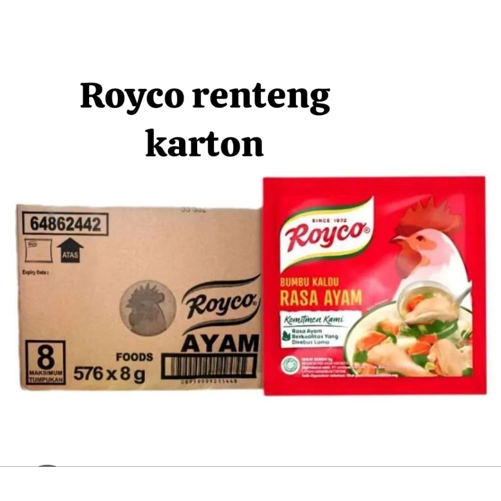 24 RENTENG ROYCO AYAM & ROYCO SAPI