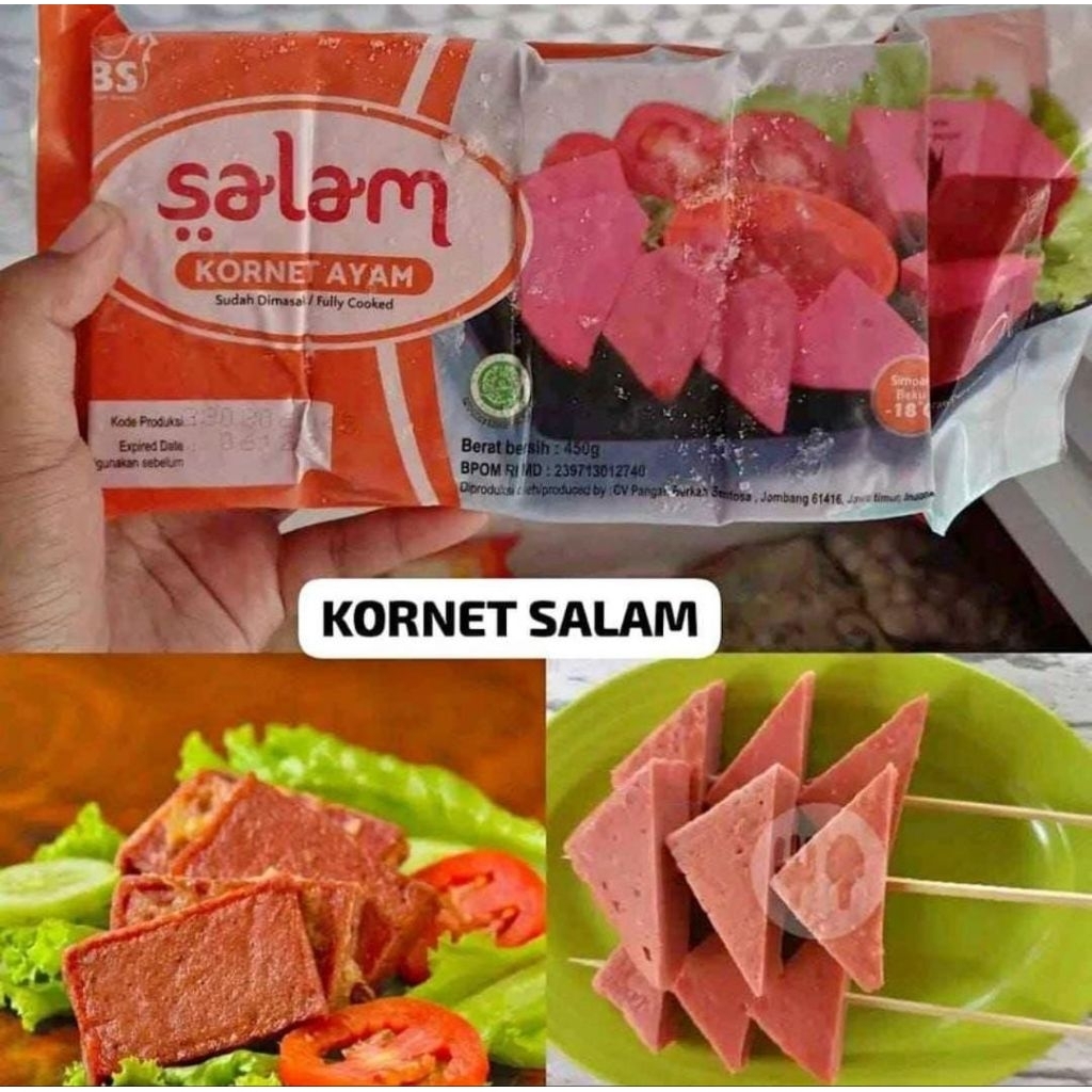 Kornet Ayam Salam 450gr