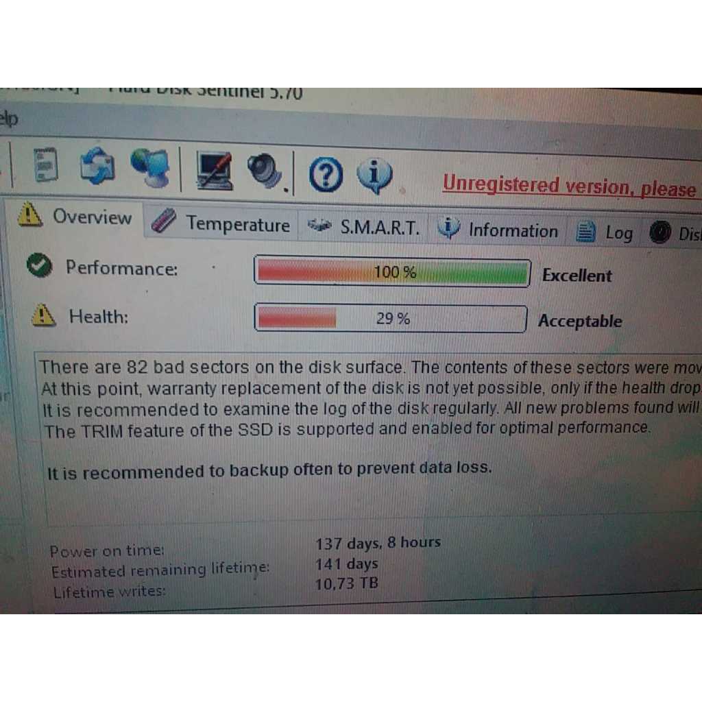 seken SSD 180 Giga  masih bisa dipakai ,masih bisa buat install windows ,buat os windows tested stab
