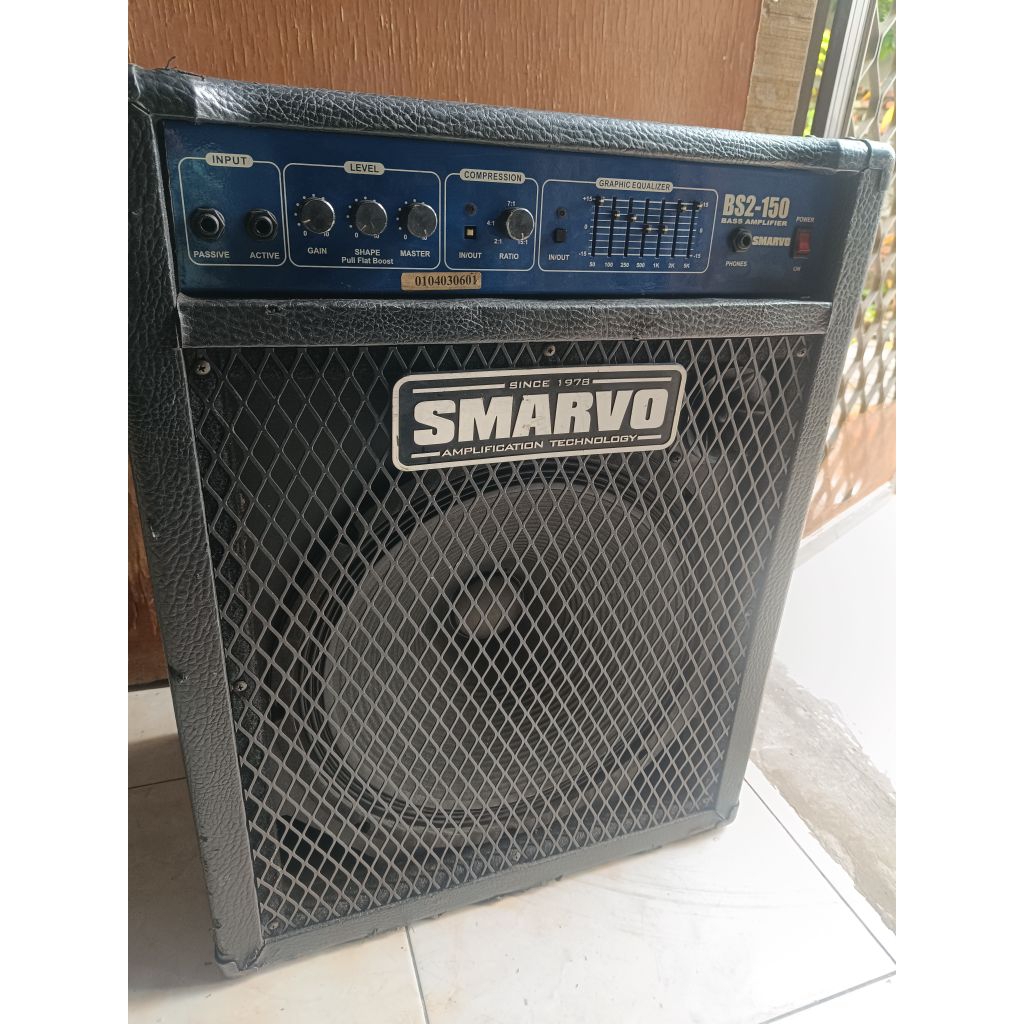 AMPLI BASS SMARVO B2 150  BEKAS NORMAL OKE