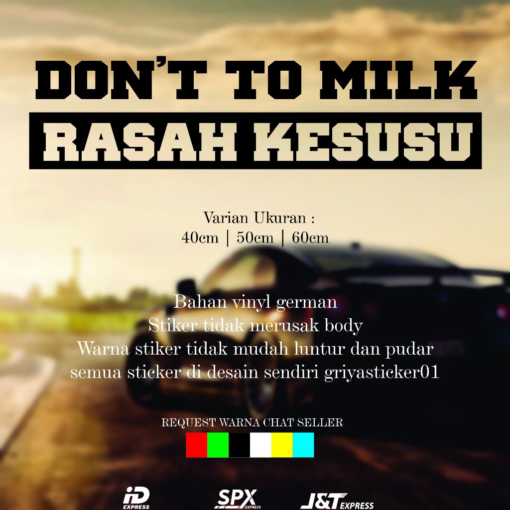 stiker truk cutting stiker truk promo termurah/stiker custom/stiker kaca/stiker mbois/ tulisan truk 